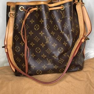 Louis Vuitton Brown and Tan Monogram Shoulder Bag